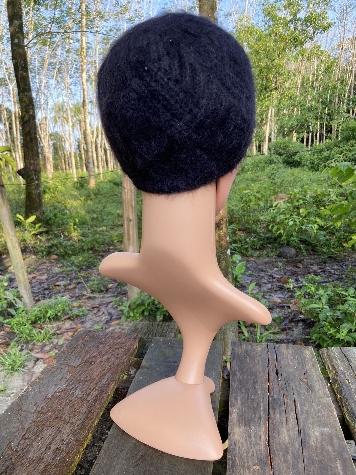 Japanese Brand SHAGGY KNIT BEANIE HAT Size ONE SIZE - 5 Thumbnail