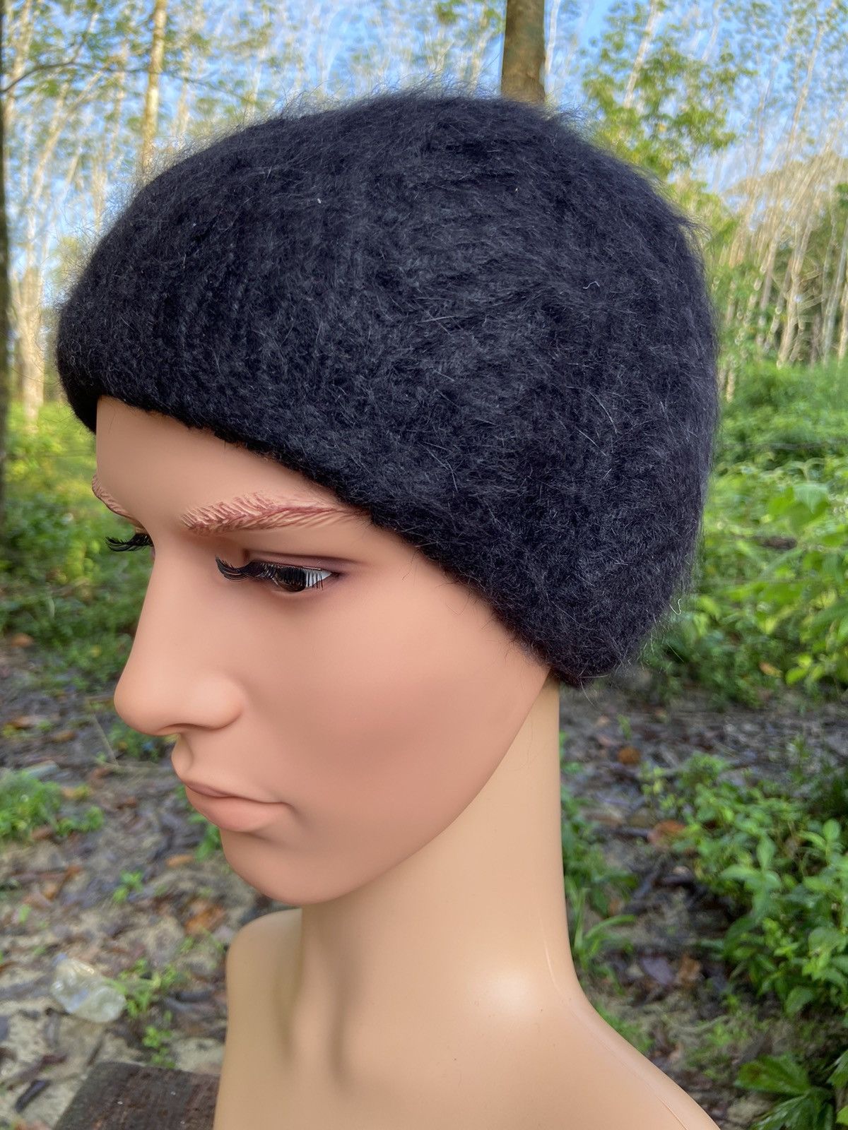 Japanese Brand SHAGGY KNIT BEANIE HAT Size ONE SIZE - 1 Thumbnail
