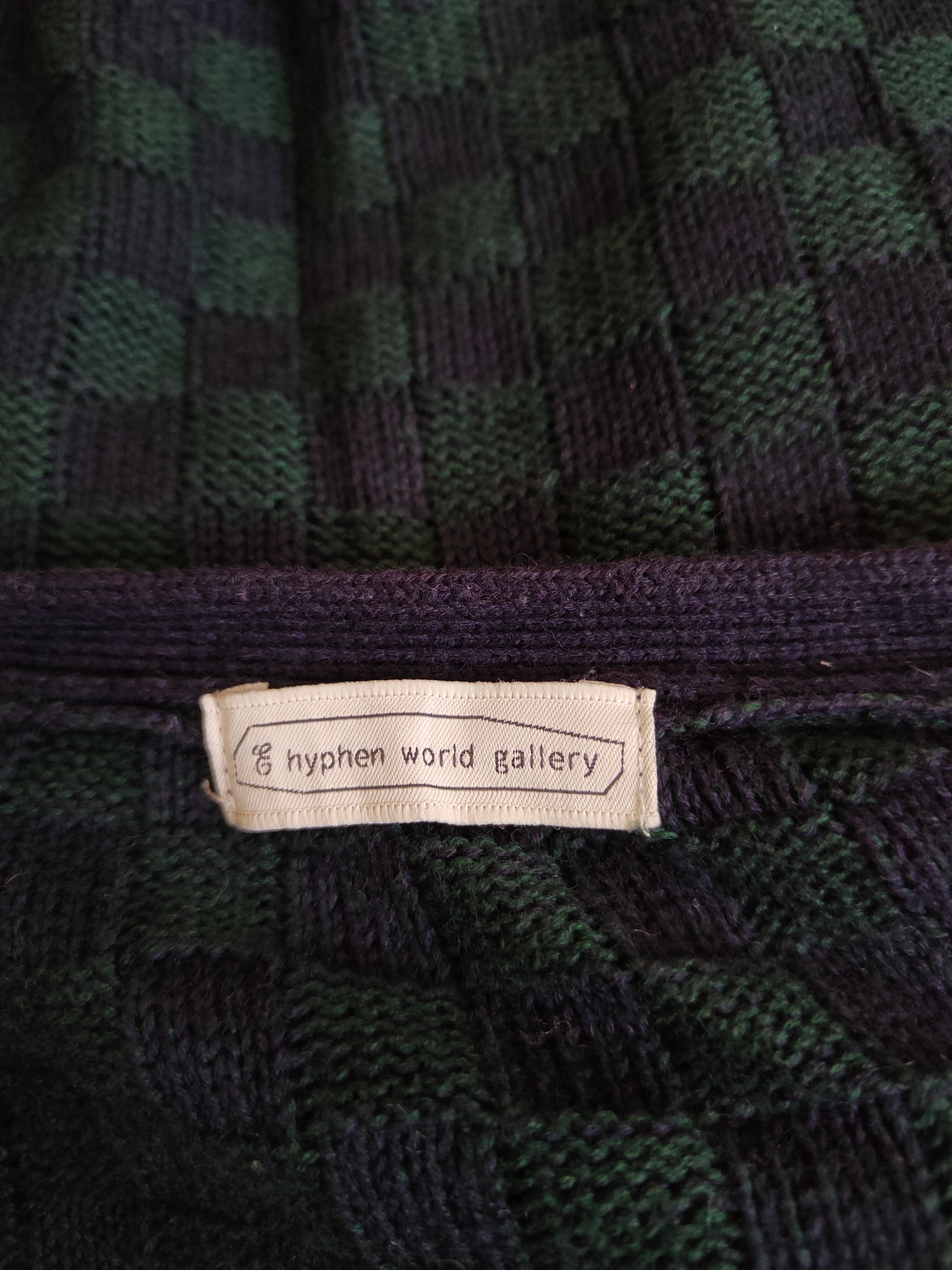Homespun Knitwear E Hypen World Gallery Navy Green Knitwear Cardigan #5466 Size US L / EU 52-54 / 3 - 11 Thumbnail