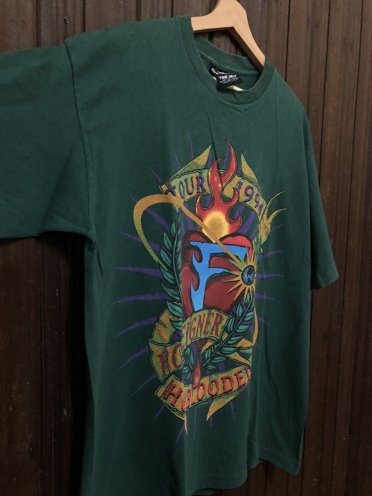 Band Tees × Vintage Vintage 90s Foreigner Tee Size US XL / EU 56 / 4 - 5 Thumbnail