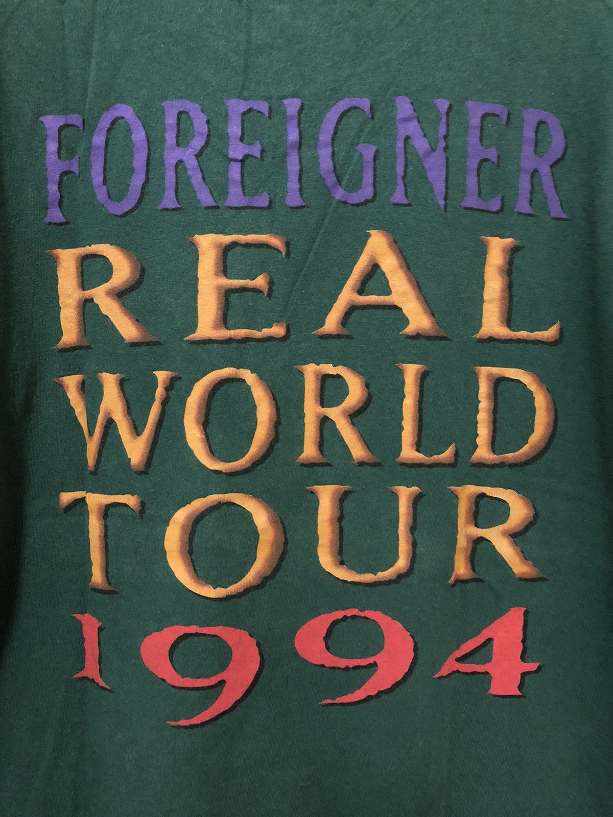 Band Tees × Vintage Vintage 90s Foreigner Tee Size US XL / EU 56 / 4 - 7 Thumbnail