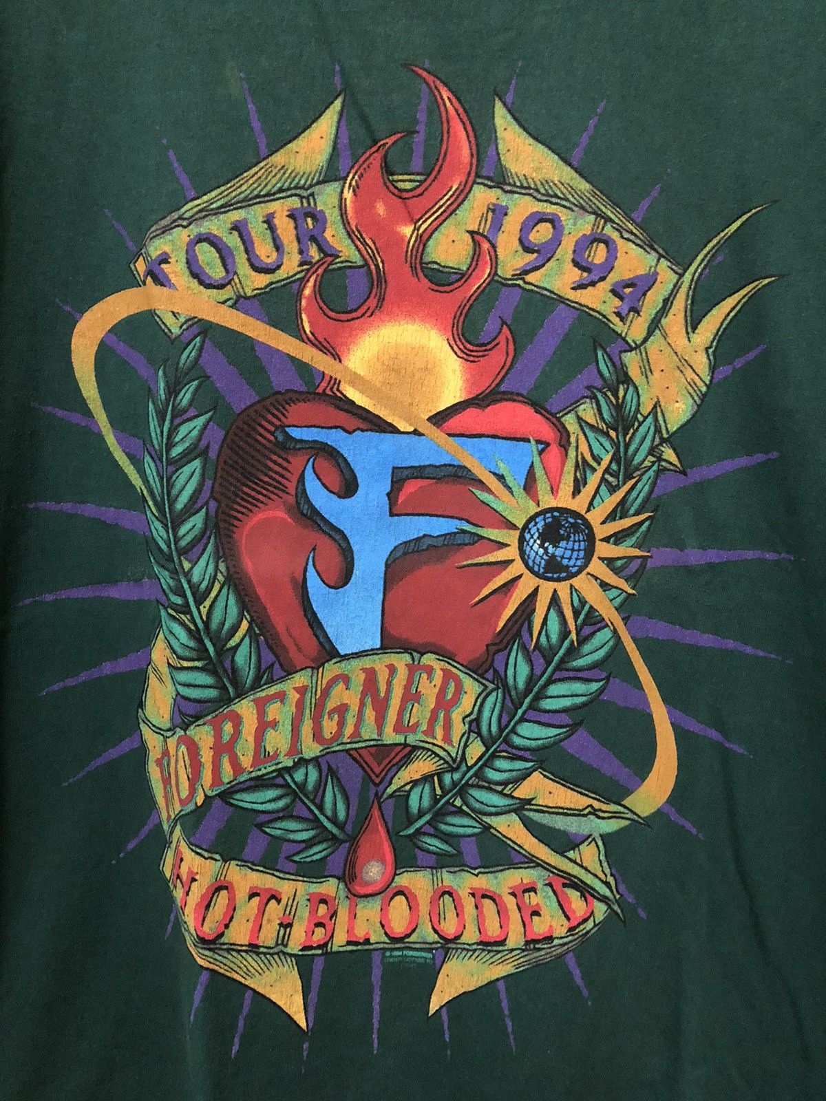 Band Tees × Vintage Vintage 90s Foreigner Tee Size US XL / EU 56 / 4 - 2 Thumbnail