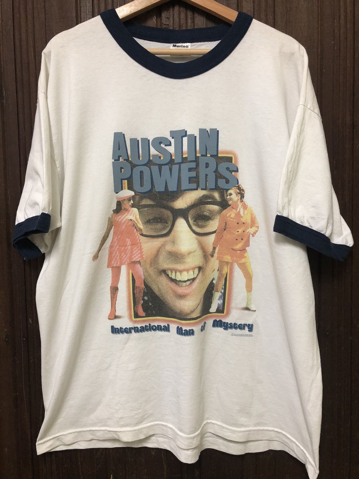 Vintage Vintage 90s Austin Powers International Man of Mystery Tee Size US XL / EU 56 / 4 - 1 Thumbnail