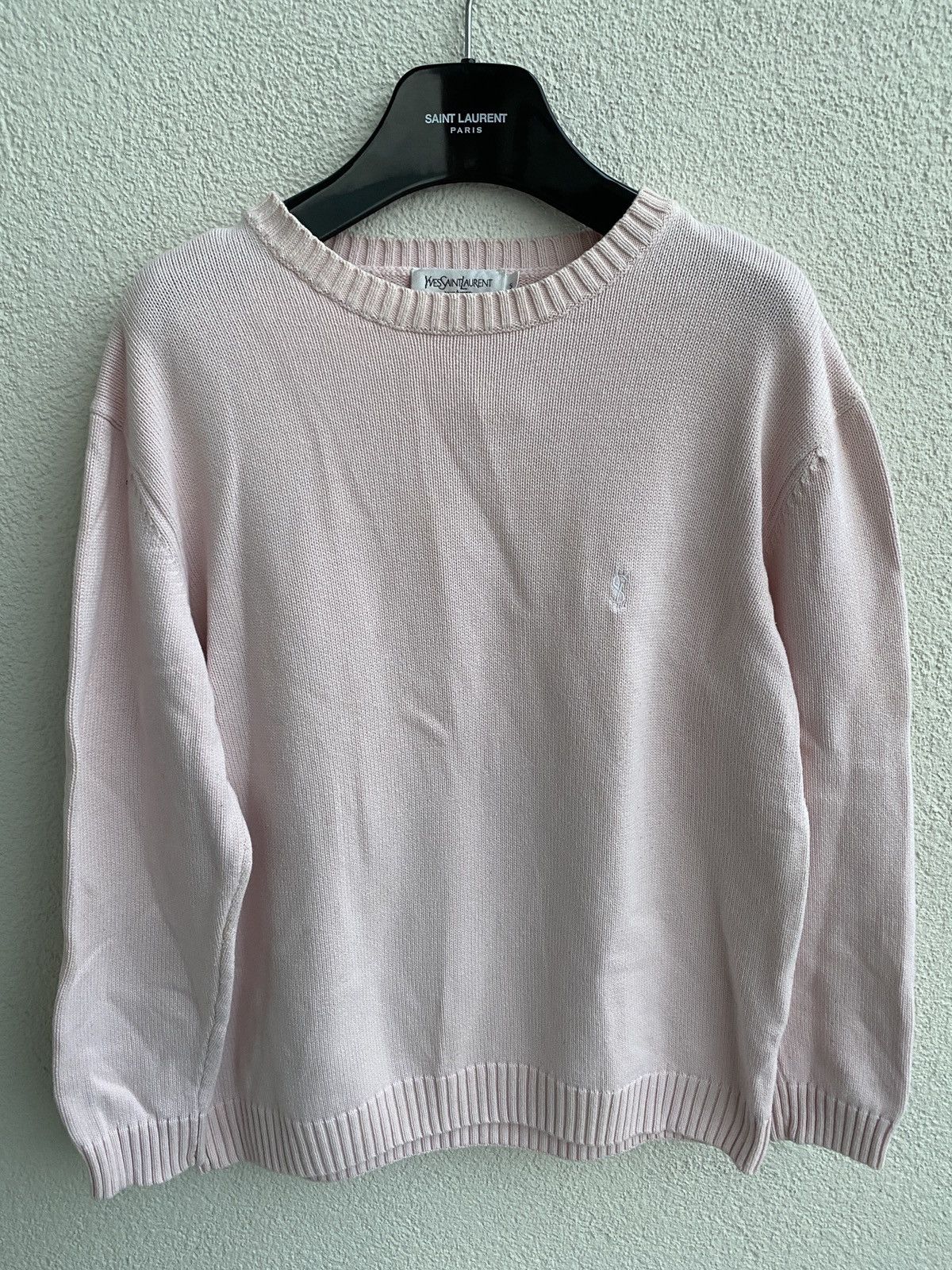 Yves Saint Laurent Pinky YSL Sweater Knit Yves Saint Laurent Paris Vintage 90s Size US S / EU 44-46 / 1 - 5 Thumbnail