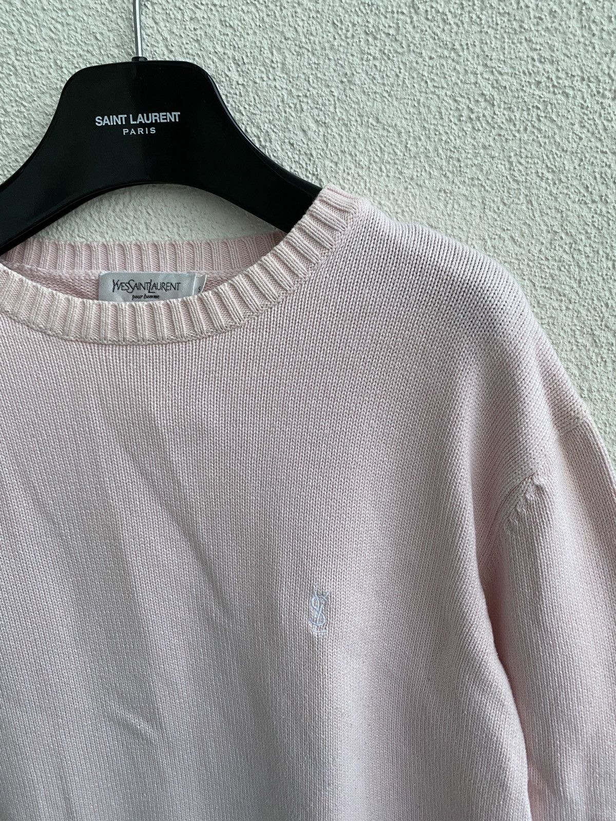 Yves Saint Laurent Pinky YSL Sweater Knit Yves Saint Laurent Paris Vintage 90s Size US S / EU 44-46 / 1 - 13 Thumbnail