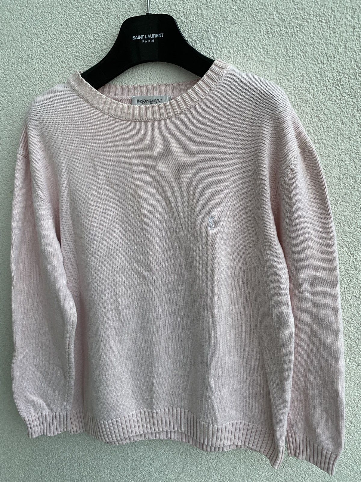 Yves Saint Laurent Pinky YSL Sweater Knit Yves Saint Laurent Paris Vintage 90s Size US S / EU 44-46 / 1 - 11 Thumbnail