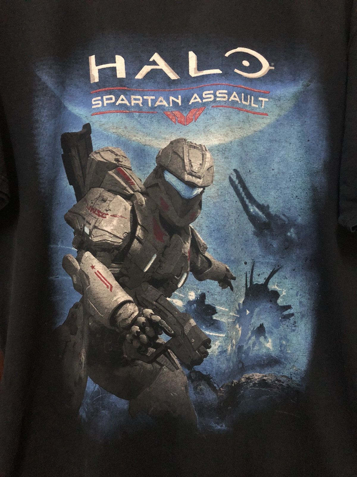 Halo × Microsoft Halo Spartan Assault Xbox 360 Big Print Rare T Shirt Size US XL / EU 56 / 4 - 2 Thumbnail