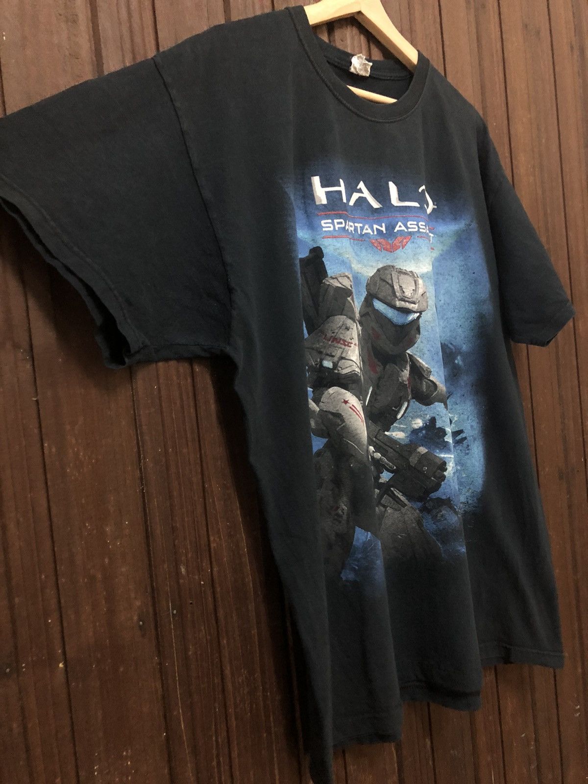 Halo × Microsoft Halo Spartan Assault Xbox 360 Big Print Rare T Shirt Size US XL / EU 56 / 4 - 5 Thumbnail