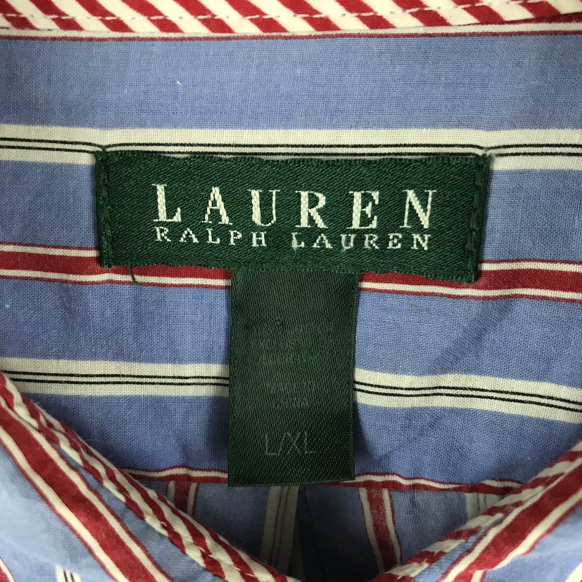 Lauren Ralph Lauren VTG LAUREN RALPH LAUREN STRIKE BUTTON LONG SLEEVE SHIRT Size US L / EU 52-54 / 3 - 8 Thumbnail