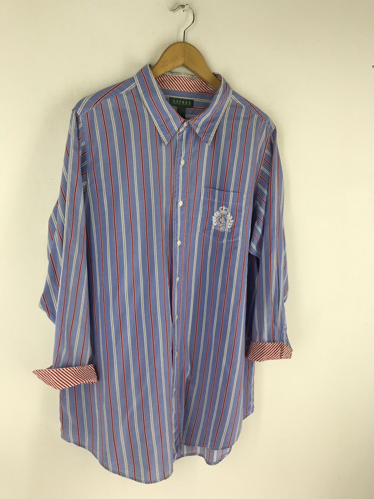 Lauren Ralph Lauren VTG LAUREN RALPH LAUREN STRIKE BUTTON LONG SLEEVE SHIRT Size US L / EU 52-54 / 3 - 3 Thumbnail