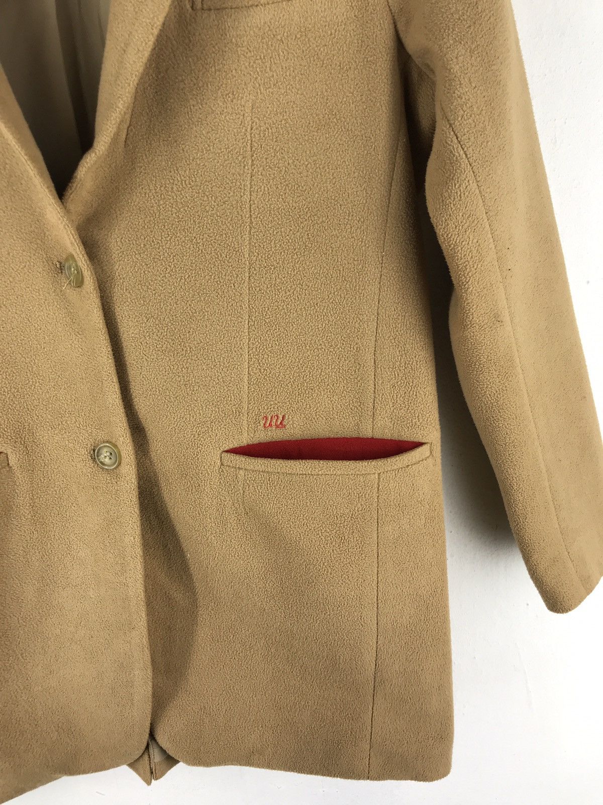 Japanese Brand UU UNDERCOVER UNIQLO FLEECE KENDO JACKET BLAZER Size US XS / EU 42 / 0 - 7 Thumbnail