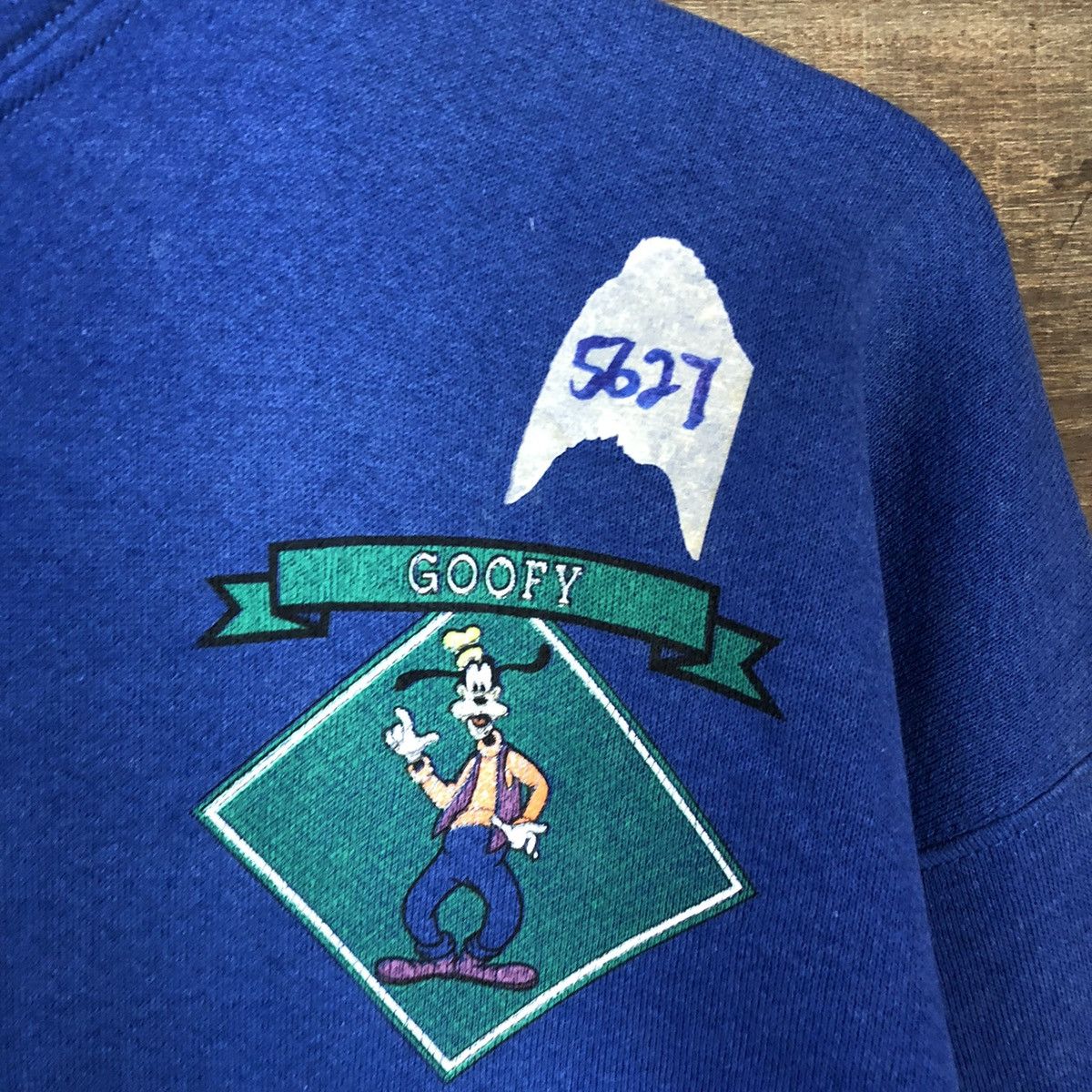 Cartoon Network × Disney × Vintage Disney goofy embroidered vintage Blue Sweatshirt #5627 Size US L / EU 52-54 / 3 - 9 Thumbnail