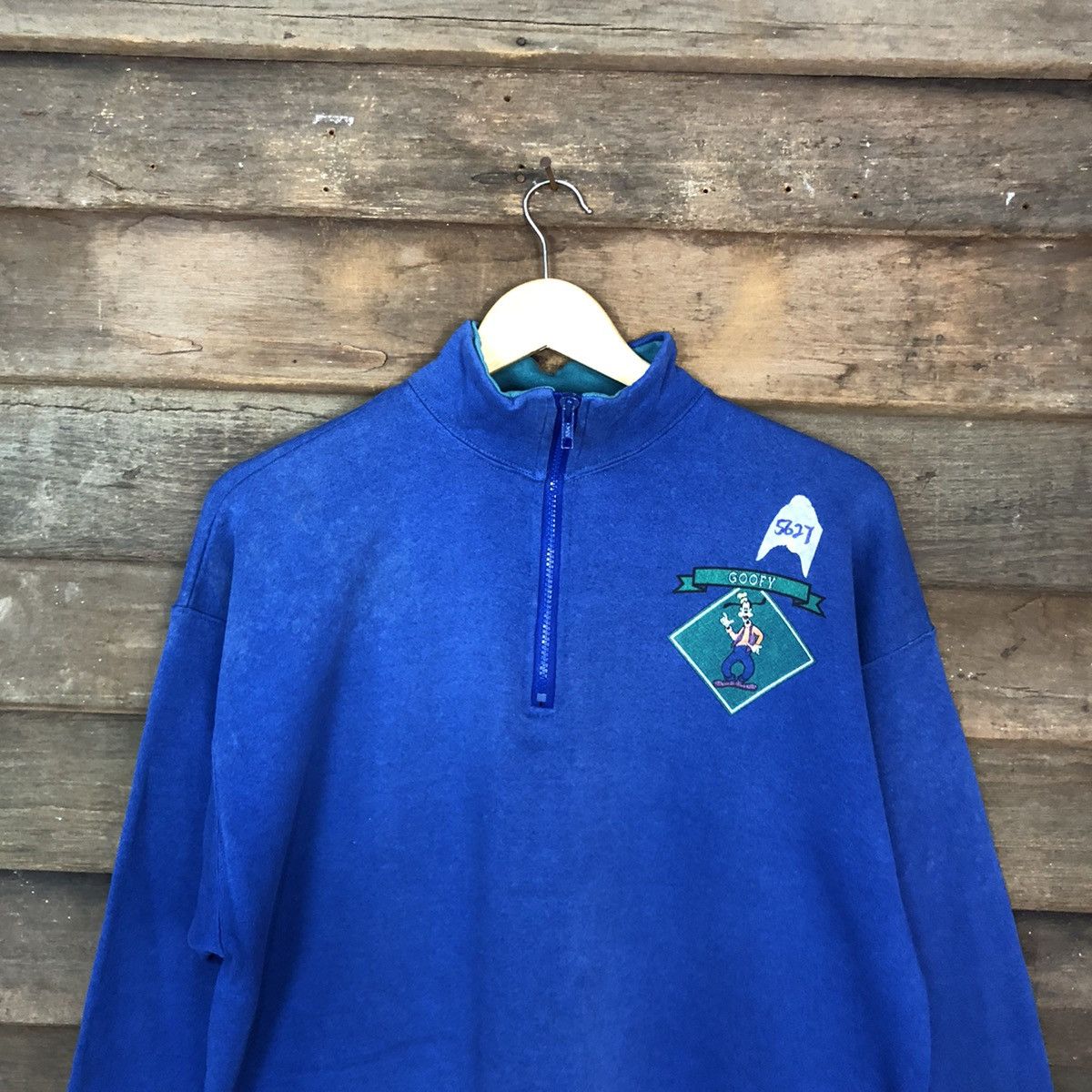 Cartoon Network × Disney × Vintage Disney goofy embroidered vintage Blue Sweatshirt #5627 Size US L / EU 52-54 / 3 - 2 Thumbnail
