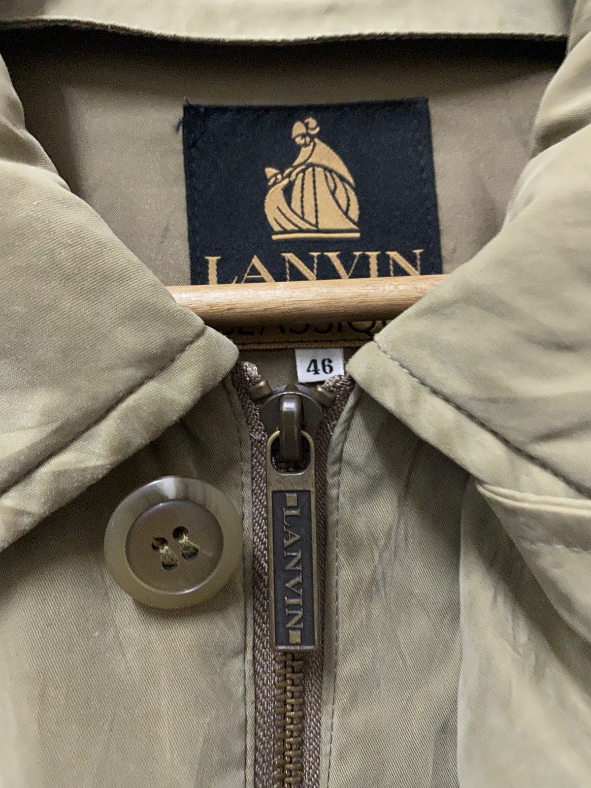 Lanvin Lanvin Autumn Winter Velvet Blend Balmacaan Overcoat Size US L / EU 52-54 / 3 - 11 Thumbnail