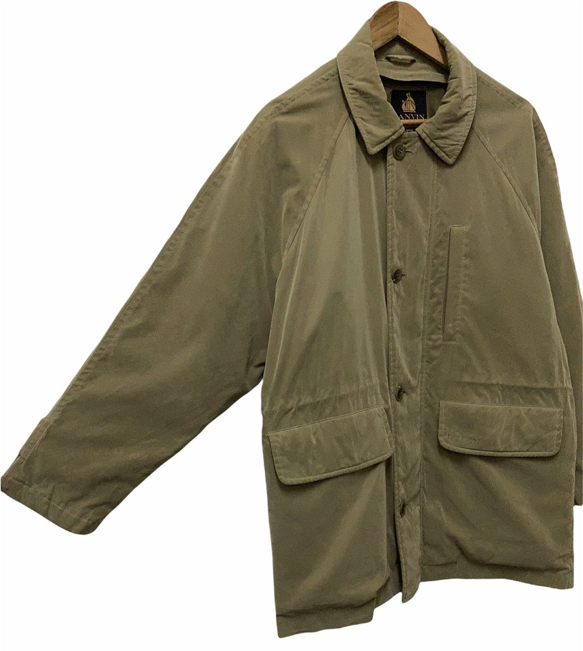 Lanvin Lanvin Autumn Winter Velvet Blend Balmacaan Overcoat Size US L / EU 52-54 / 3 - 4 Thumbnail