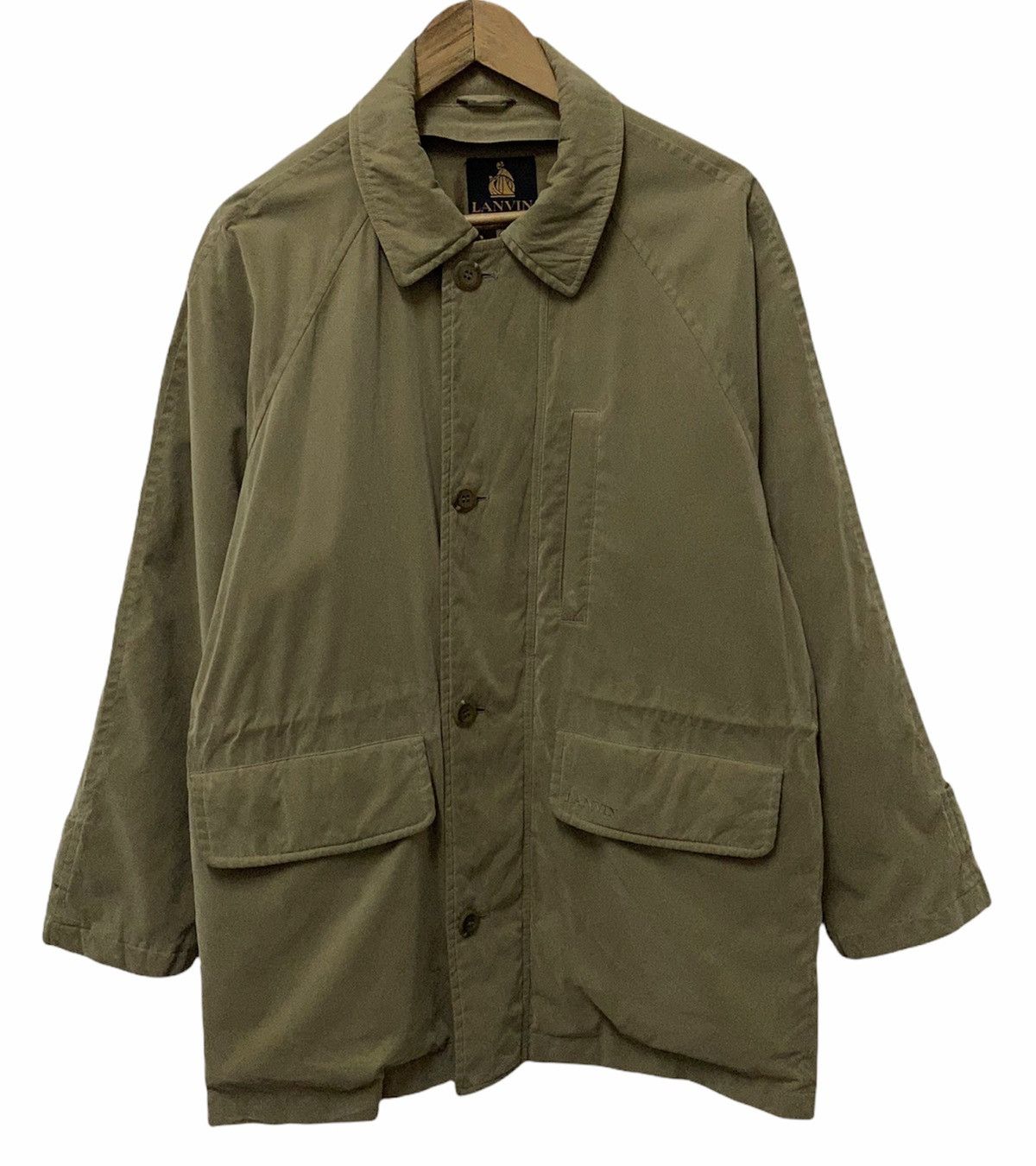 Lanvin Lanvin Autumn Winter Velvet Blend Balmacaan Overcoat Size US L / EU 52-54 / 3 - 1 Thumbnail