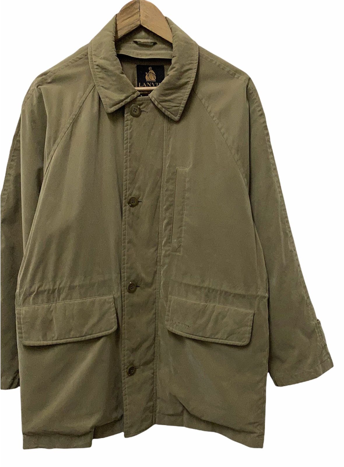 Lanvin Lanvin Autumn Winter Velvet Blend Balmacaan Overcoat Size US L / EU 52-54 / 3 - 5 Thumbnail