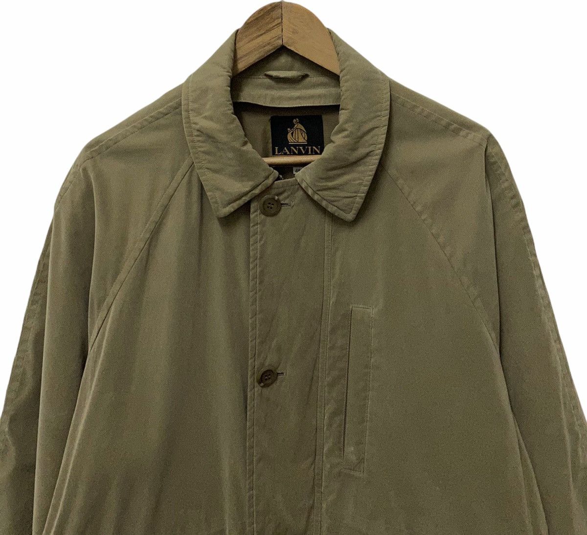 Lanvin Lanvin Autumn Winter Velvet Blend Balmacaan Overcoat Size US L / EU 52-54 / 3 - 9 Thumbnail