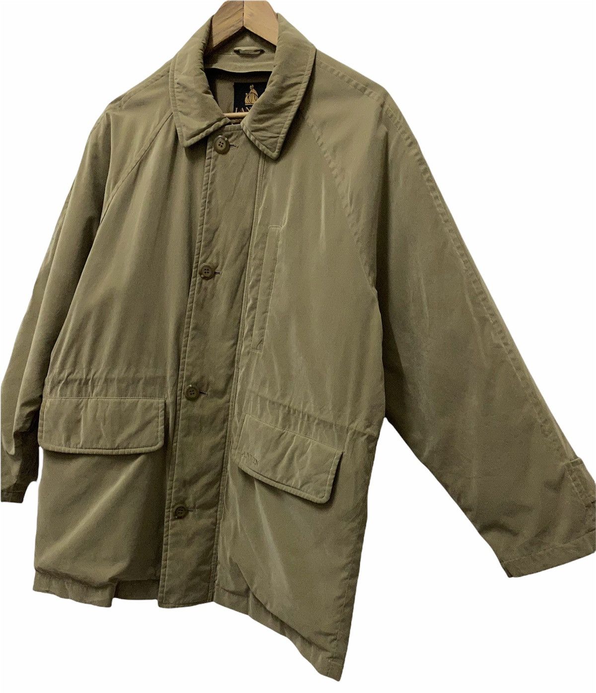 Lanvin Lanvin Autumn Winter Velvet Blend Balmacaan Overcoat Size US L / EU 52-54 / 3 - 10 Thumbnail