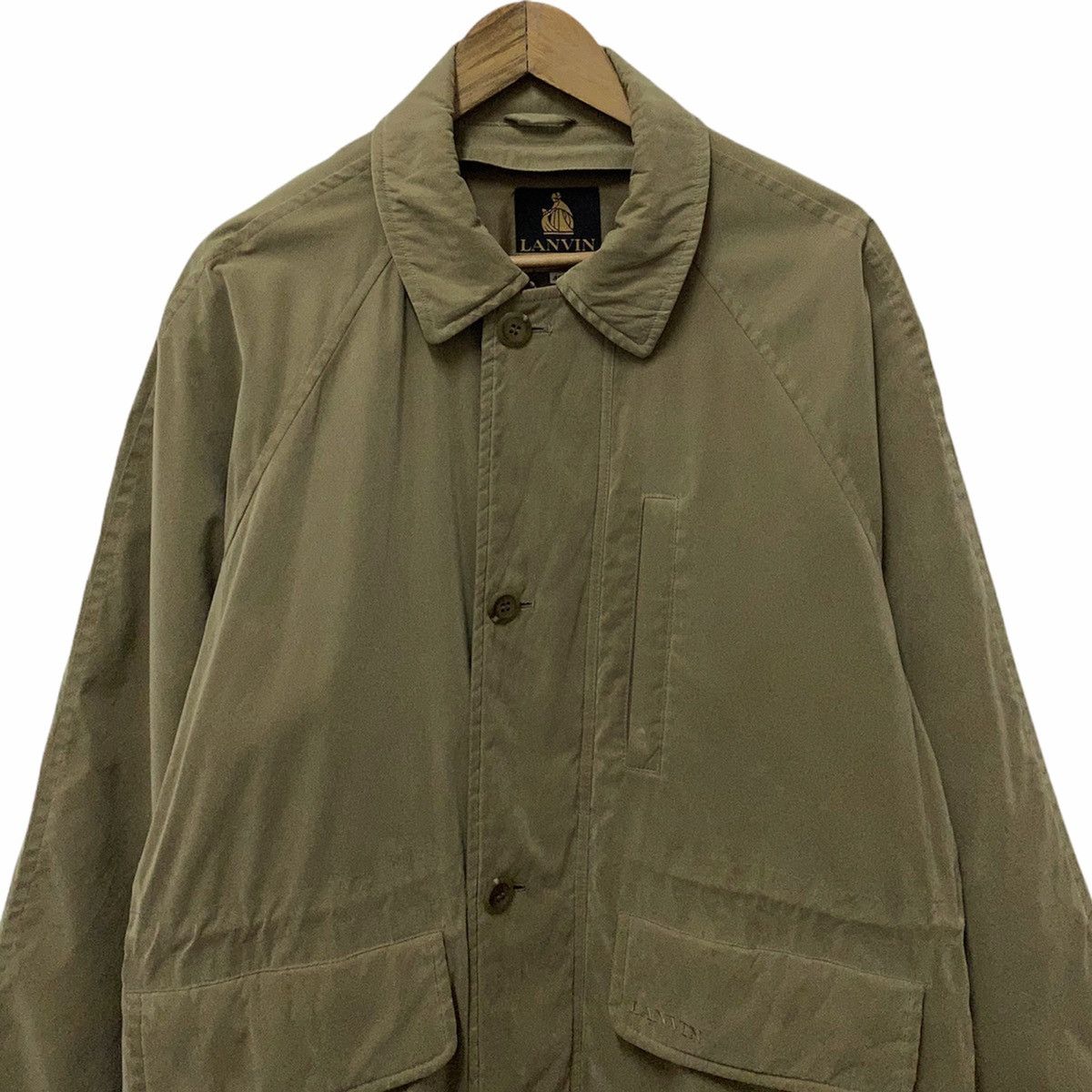 Lanvin Lanvin Autumn Winter Velvet Blend Balmacaan Overcoat Size US L / EU 52-54 / 3 - 2 Thumbnail