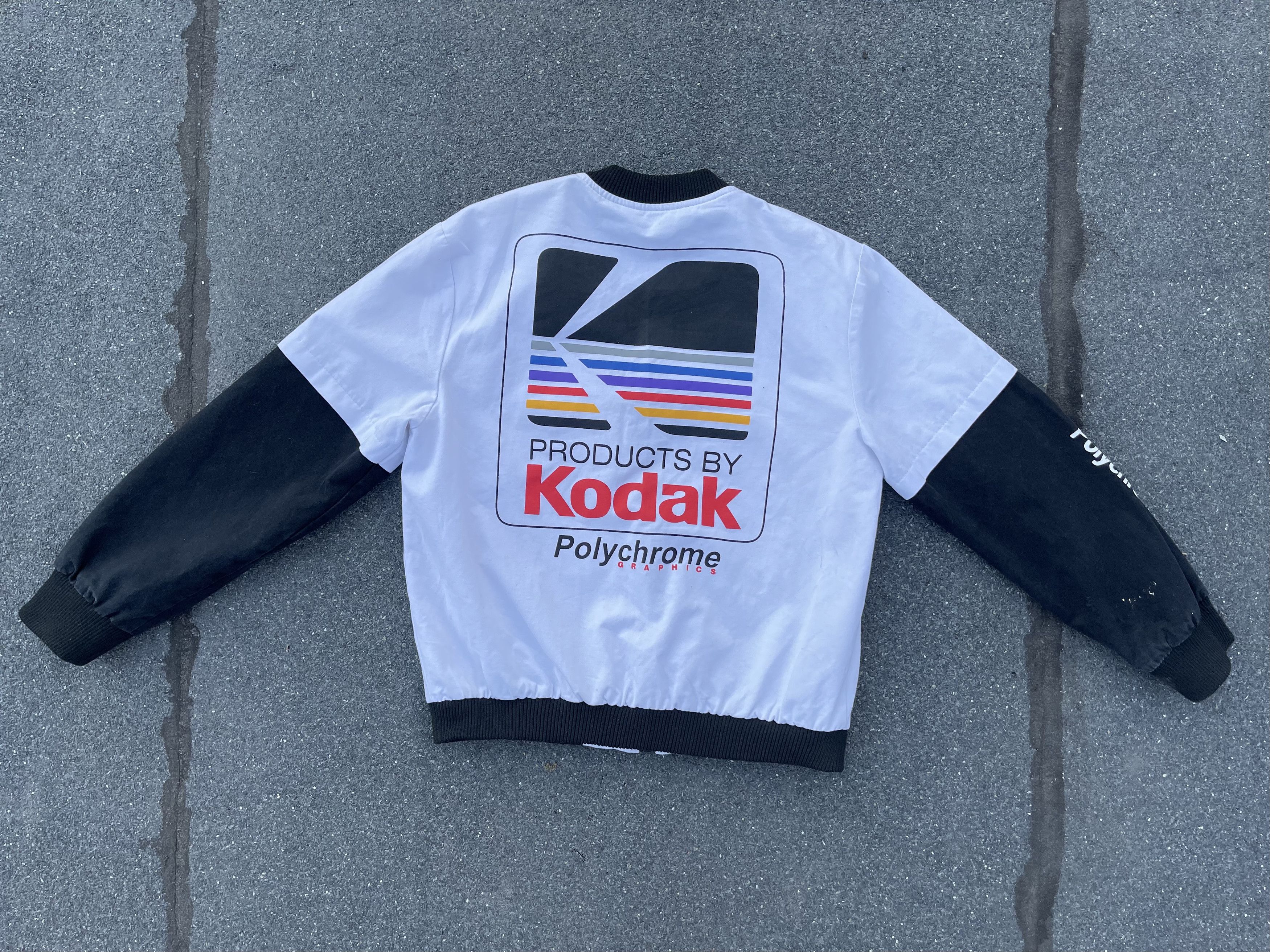 Kodak × Vintage Vintage Kodak Polychrome Graphics Bomber Jacket Size US L / EU 52-54 / 3 - 1 Thumbnail
