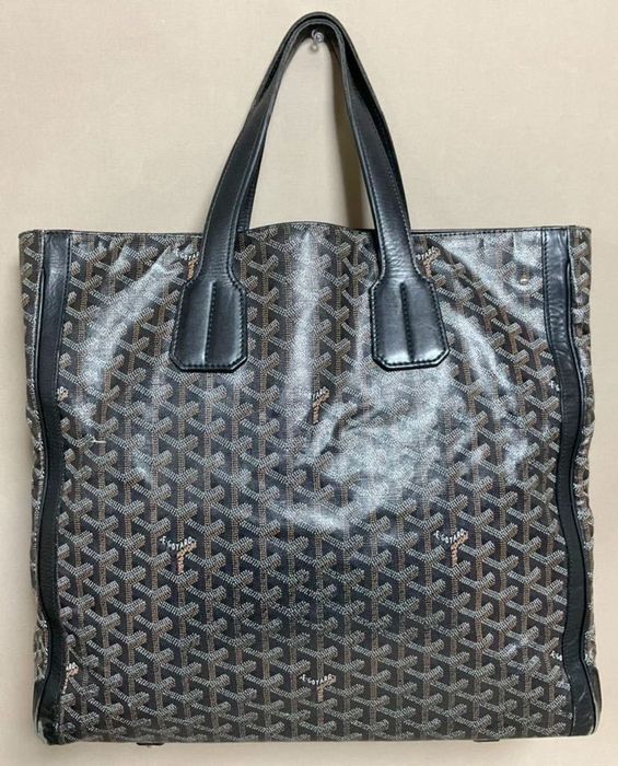 Goyard Grey Goyardine Voltaire Tote Bag