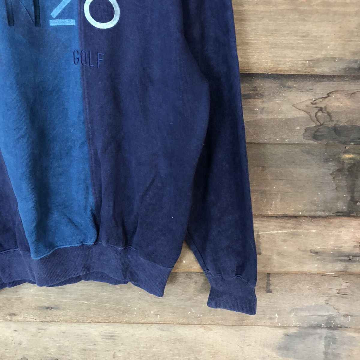 Kenzo DL Kenzo Golf vintage japan Blue Sweathshirt #5502 Size US L / EU 52-54 / 3 - 5 Thumbnail