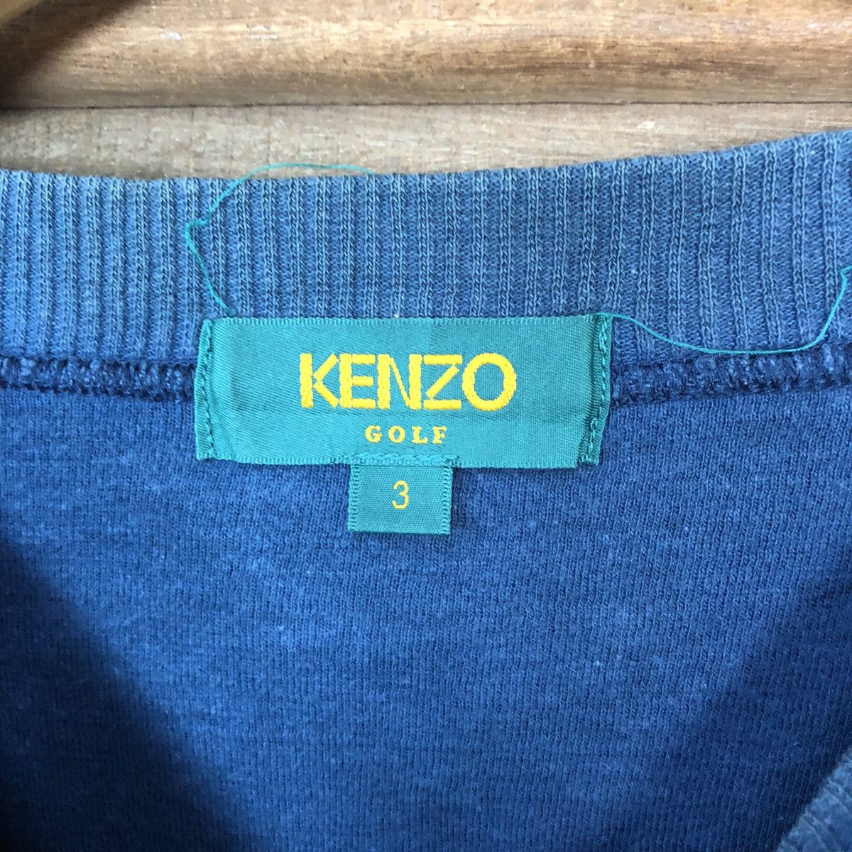 Kenzo DL Kenzo Golf vintage japan Blue Sweathshirt #5502 Size US L / EU 52-54 / 3 - 8 Thumbnail