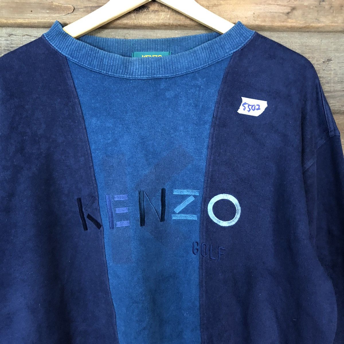 Kenzo DL Kenzo Golf vintage japan Blue Sweathshirt #5502 Size US L / EU 52-54 / 3 - 6 Thumbnail