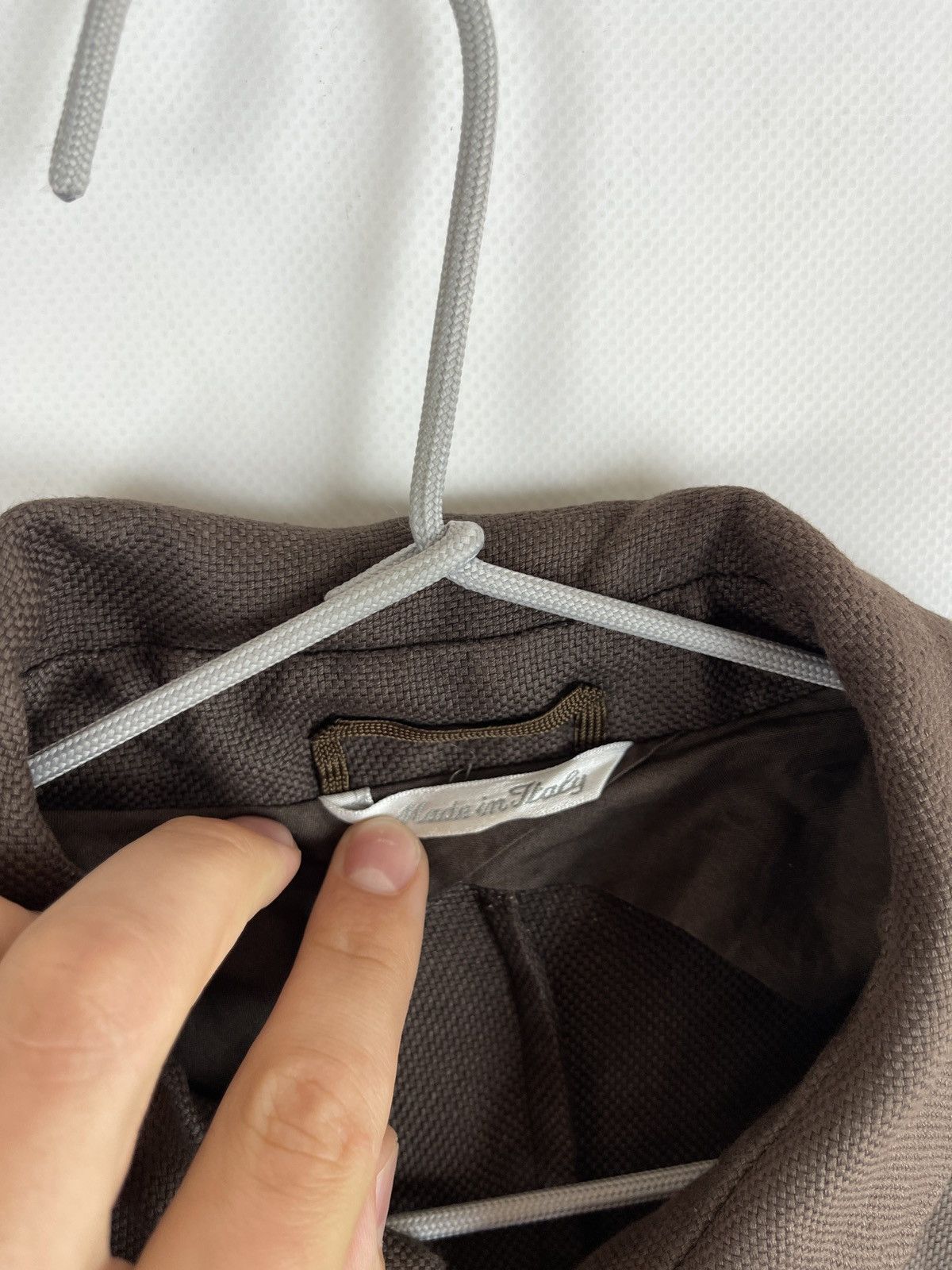 Max Mara Max Mara linen brown bomber unlined jacket Size XL / US 12-14 / IT 48-50 - 7 Thumbnail