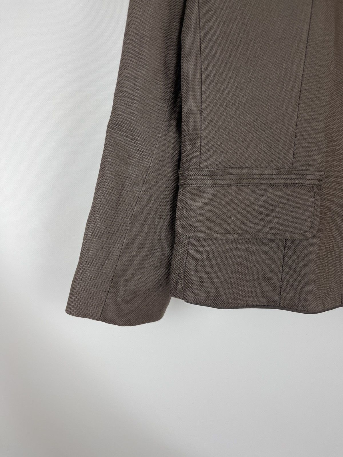 Max Mara Max Mara linen brown bomber unlined jacket Size XL / US 12-14 / IT 48-50 - 3 Thumbnail