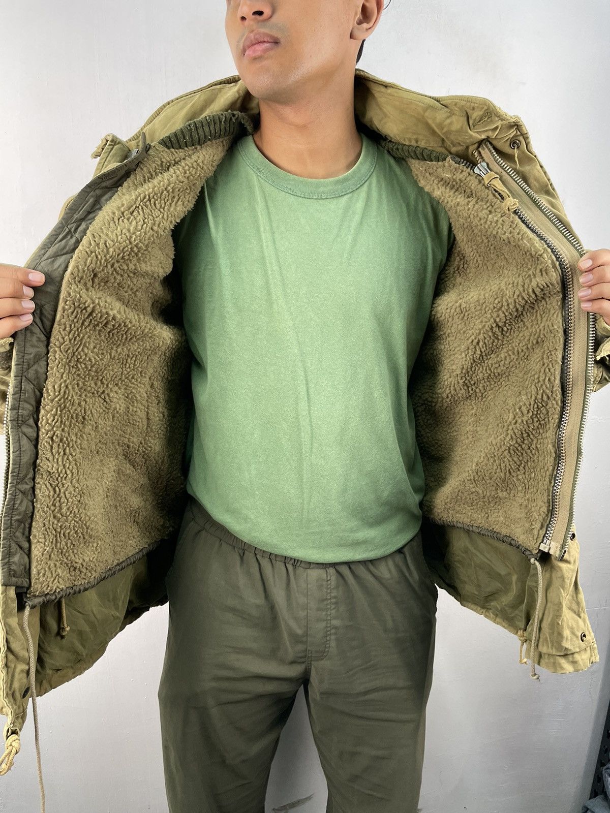 Abercrombie & Fitch Vintage Abercrombie & Fitch Military Sawtooth HBT Jacket Size US L / EU 52-54 / 3 - 5 Thumbnail