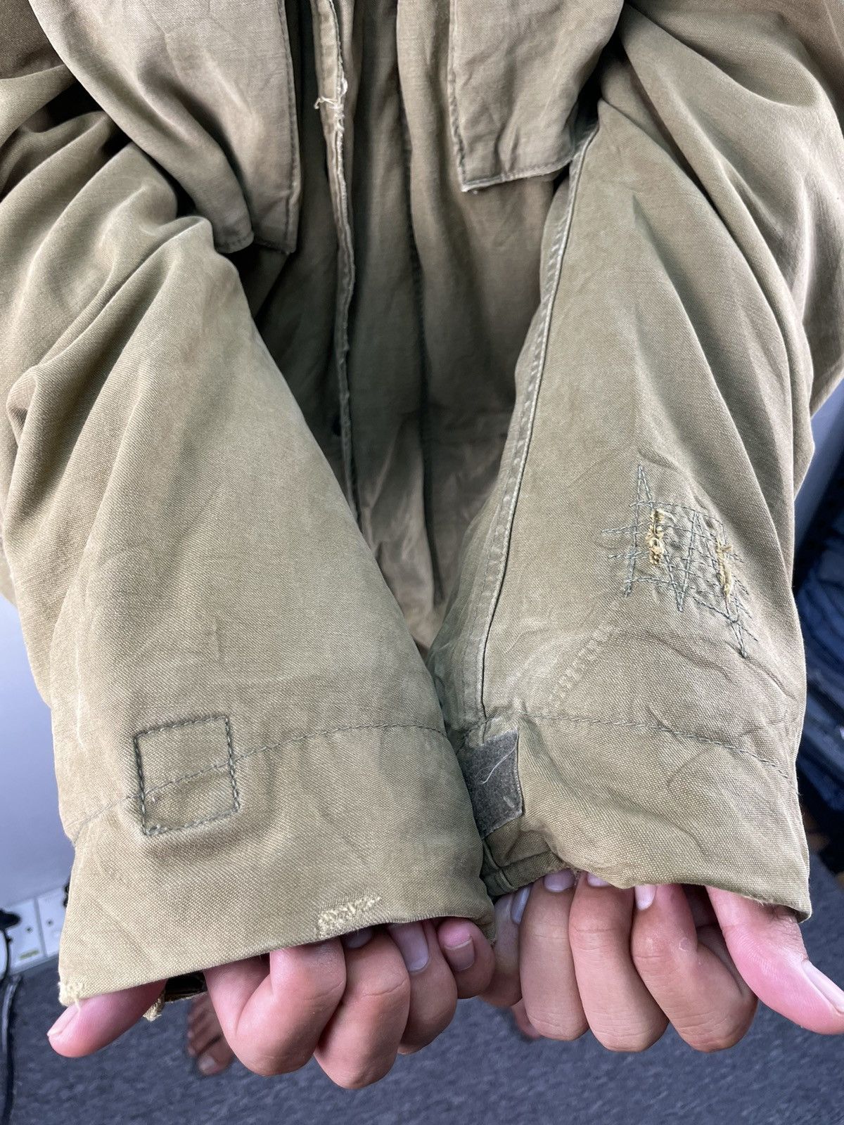 Abercrombie & Fitch Vintage Abercrombie & Fitch Military Sawtooth HBT Jacket Size US L / EU 52-54 / 3 - 10 Thumbnail