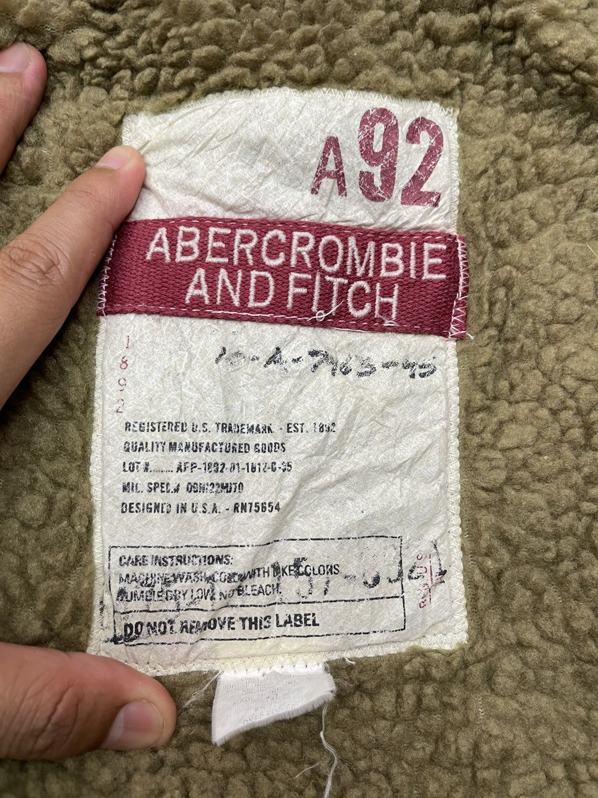 Abercrombie & Fitch Vintage Abercrombie & Fitch Military Sawtooth HBT Jacket Size US L / EU 52-54 / 3 - 6 Thumbnail