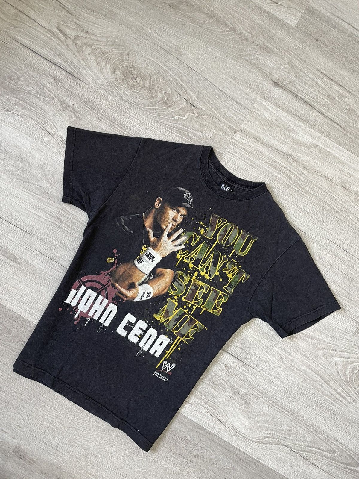 T-shirt WWE John Cena Vintage - Taille XL Noir - Occasion Parfait état