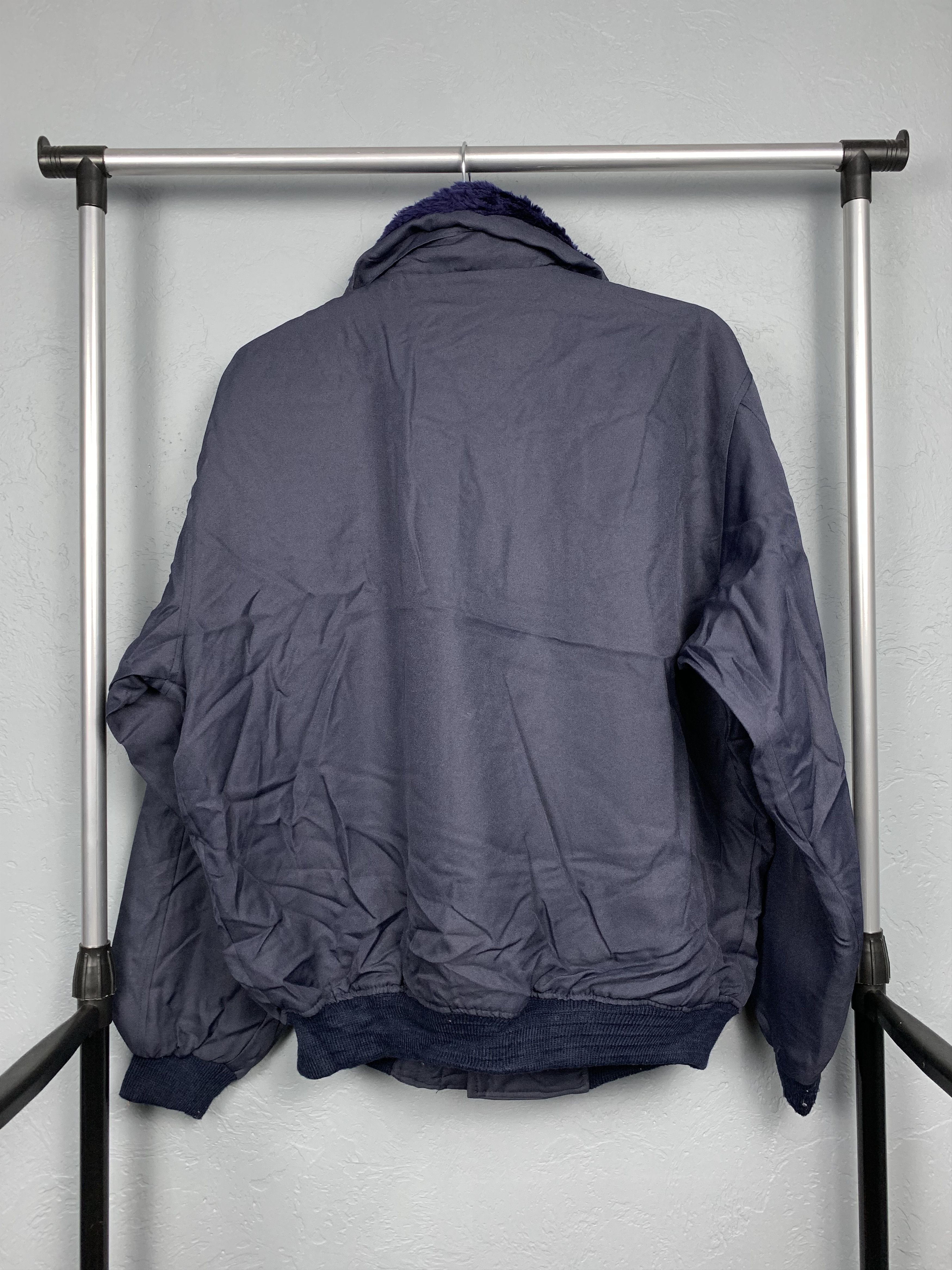 Japanese Brand Winter Coat 90s Vintage Mens Bomber Jacket Fur Collar Size US L / EU 52-54 / 3 - 5 Thumbnail