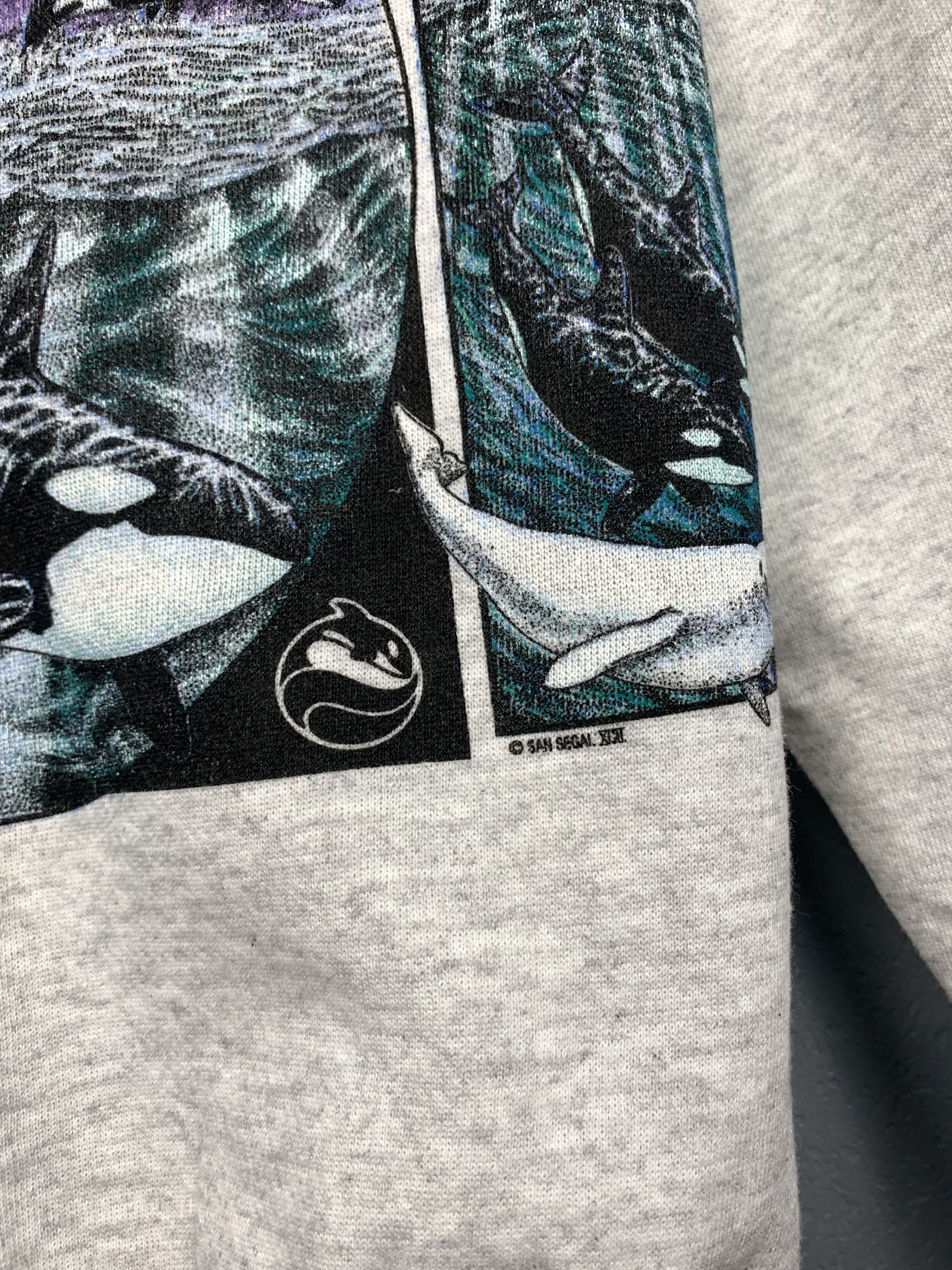 Vintage Vintage Sea World Animal Print Sweatshirt Size US M / EU 48-50 / 2 - 3 Thumbnail