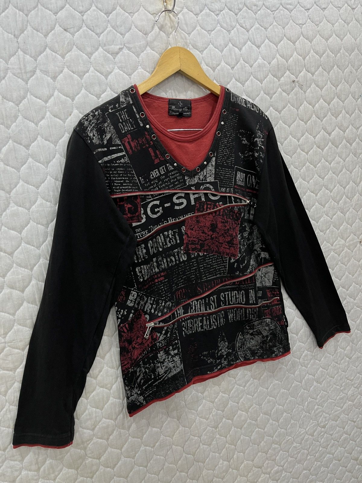 Japanese Brand (Iii). BEARNING SHO JAPANESE HYPEBEAST PUNK T SHIRT Size US M / EU 48-50 / 2 - 3 Thumbnail
