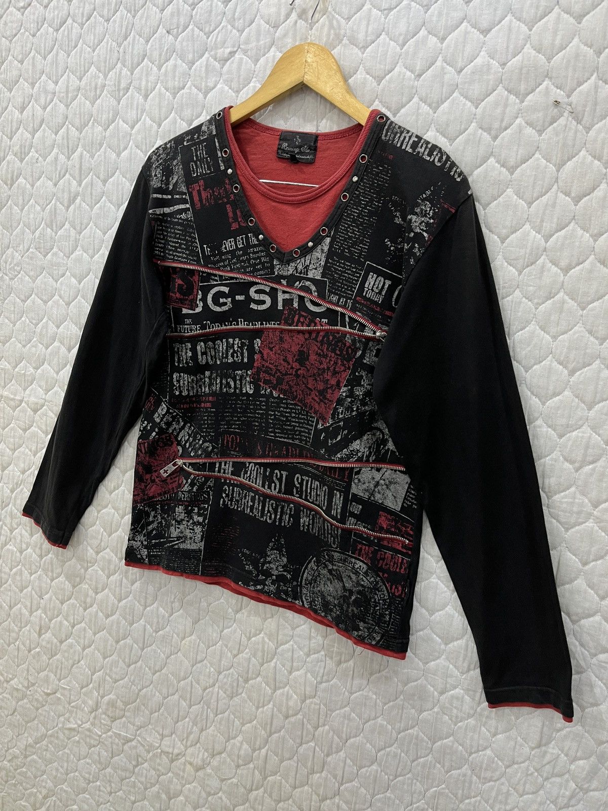 Japanese Brand (Iii). BEARNING SHO JAPANESE HYPEBEAST PUNK T SHIRT Size US M / EU 48-50 / 2 - 2 Thumbnail
