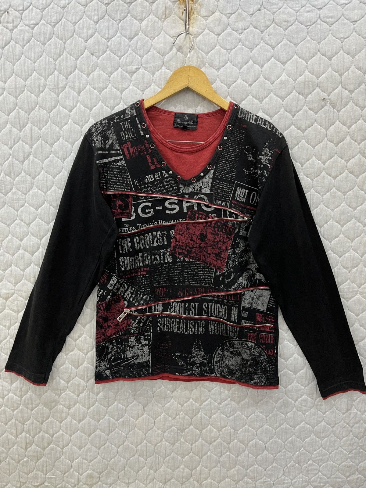 Japanese Brand (Iii). BEARNING SHO JAPANESE HYPEBEAST PUNK T SHIRT Size US M / EU 48-50 / 2 - 1 Thumbnail