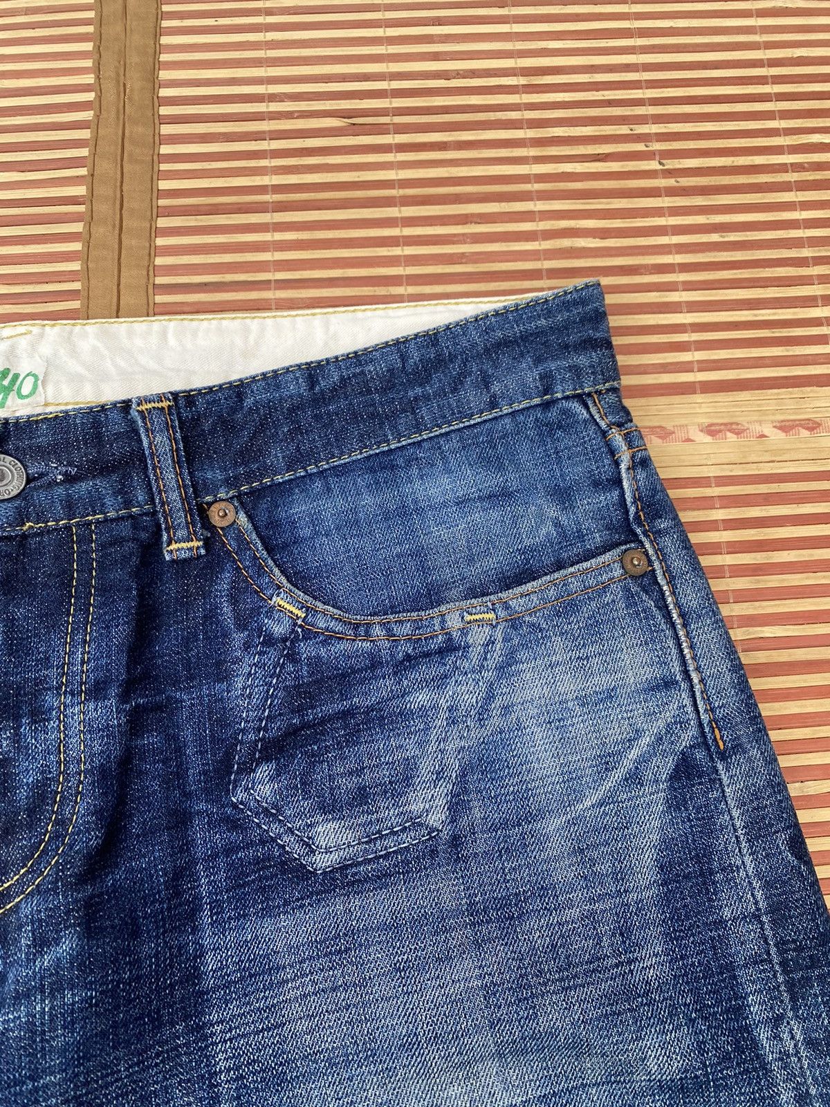 Eternal Vintage Eternal Japan Sashiko Boro Stitch Distressed Pant Size US 35 - 5 Thumbnail