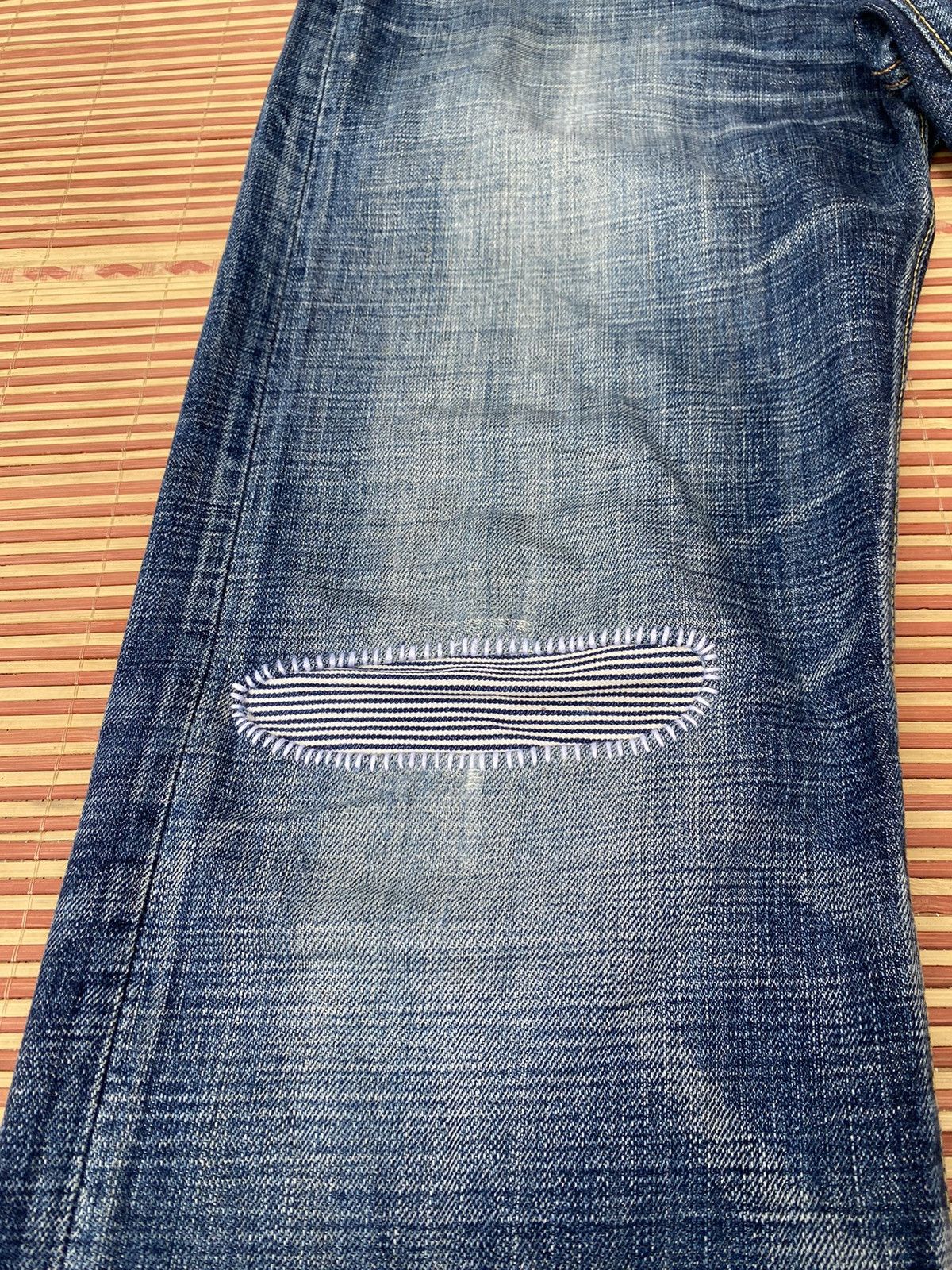 Eternal Vintage Eternal Japan Sashiko Boro Stitch Distressed Pant Size US 35 - 3 Thumbnail