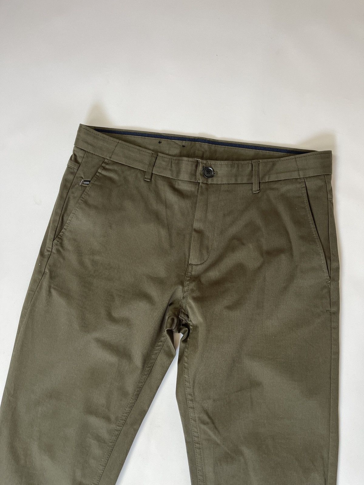 Zara Zara Man basic khaki chino pants trousers Size US 32 / EU 48 - 6 Thumbnail