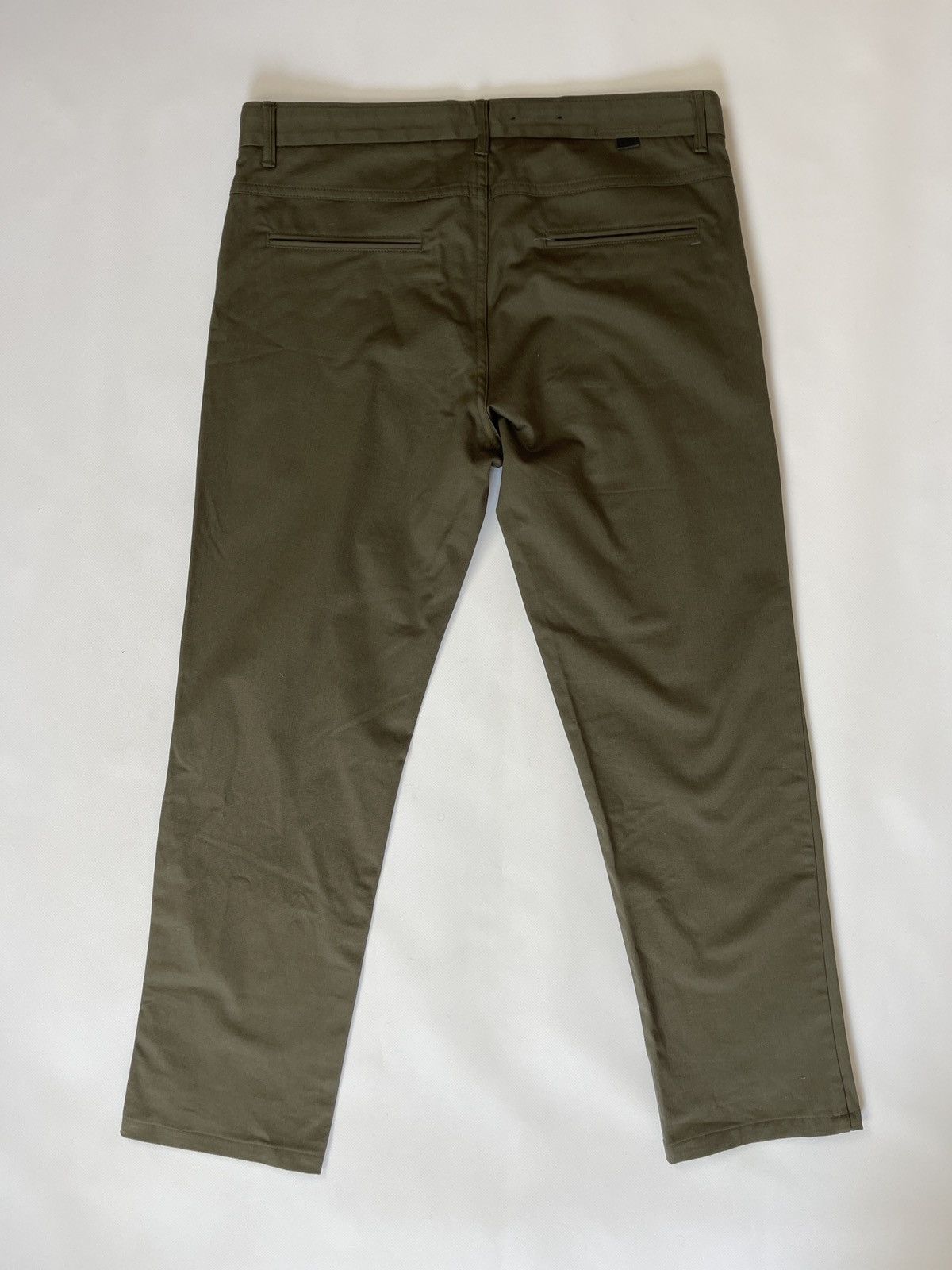 Zara Zara Man basic khaki chino pants trousers Size US 32 / EU 48 - 11 Thumbnail