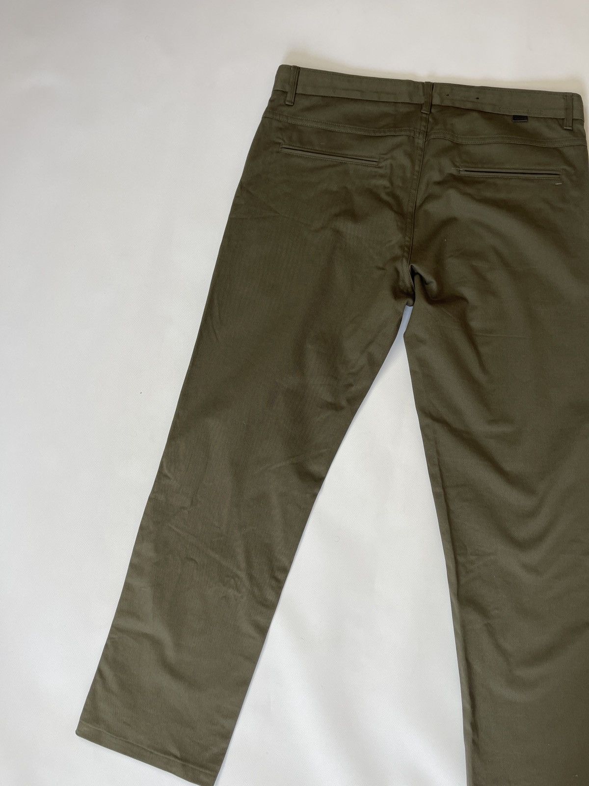 Zara Zara Man basic khaki chino pants trousers Size US 32 / EU 48 - 13 Thumbnail