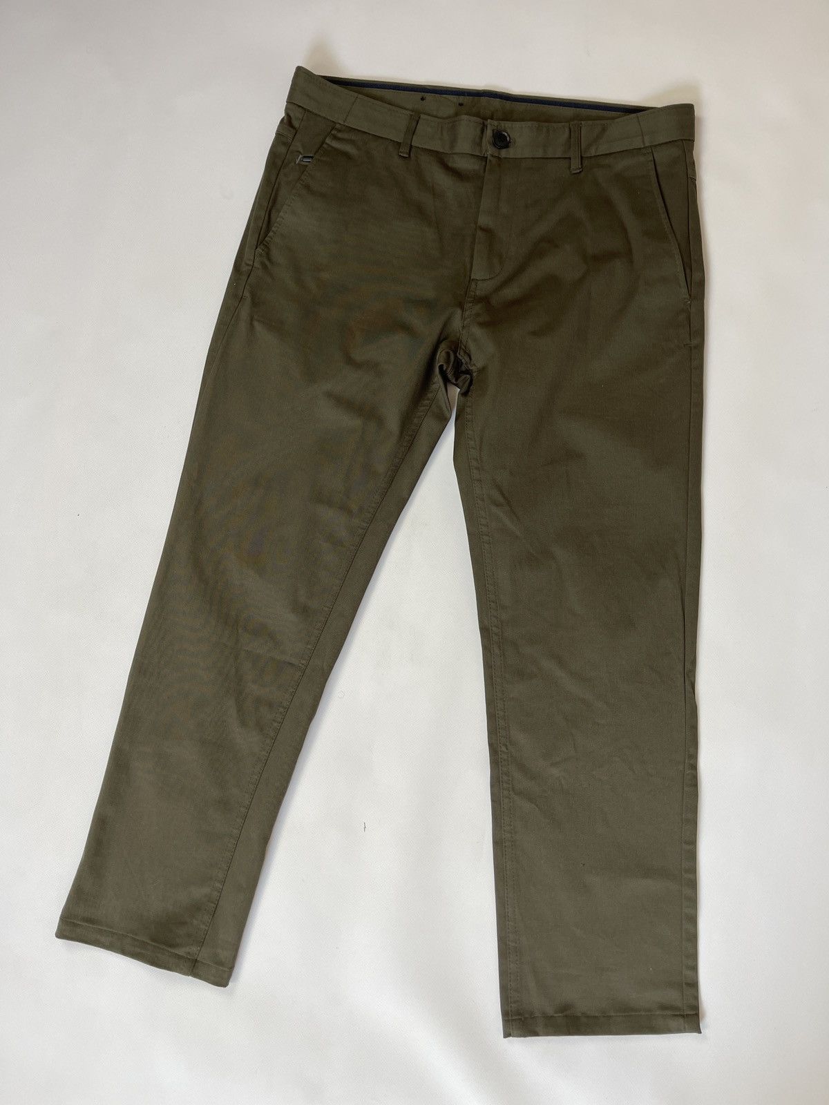 Zara Zara Man basic khaki chino pants trousers Size US 32 / EU 48 - 1 Thumbnail