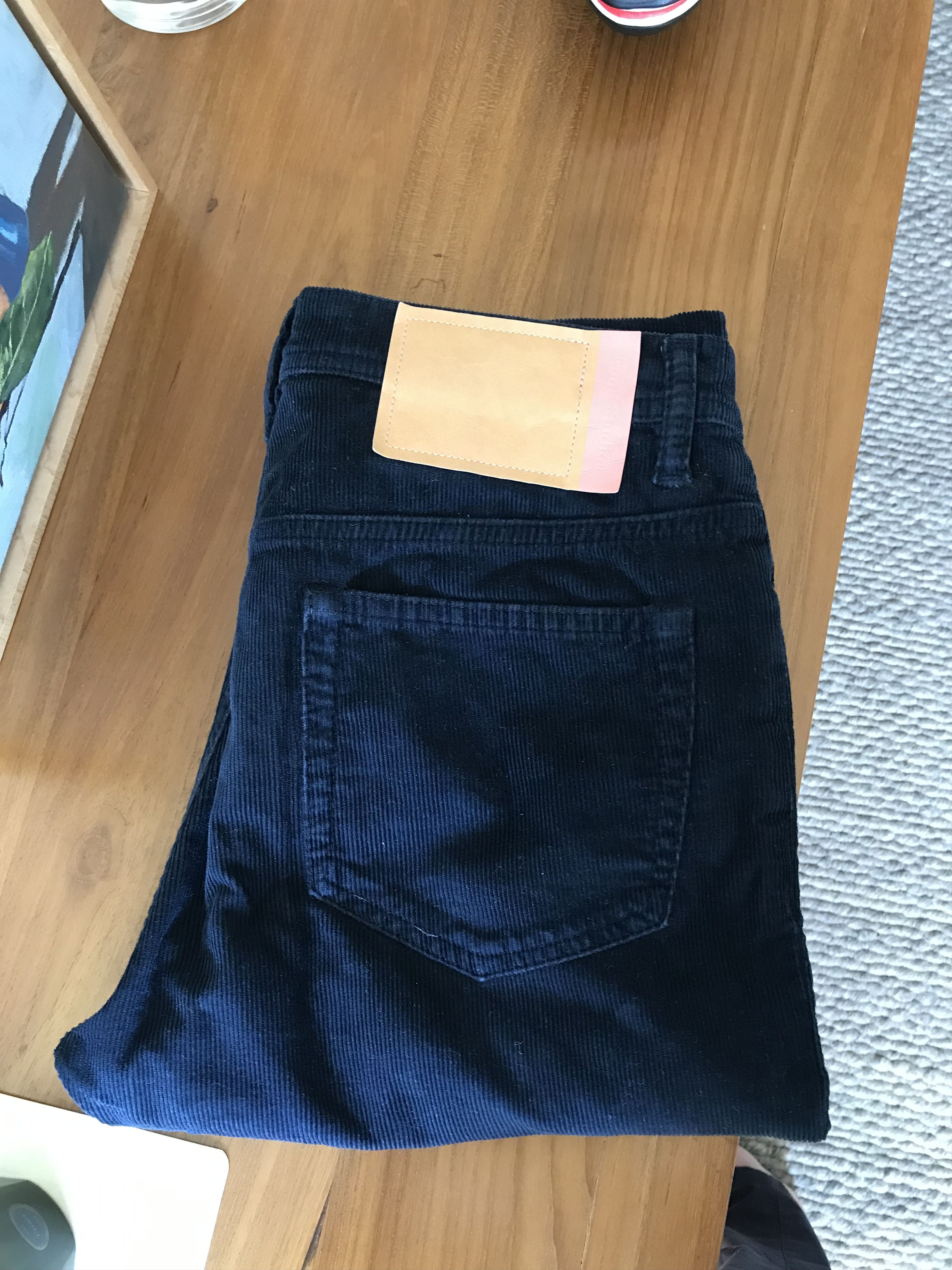 Acne Studios River Corduroy Pants - Navy Size US 28 / EU 44 - 2 Thumbnail