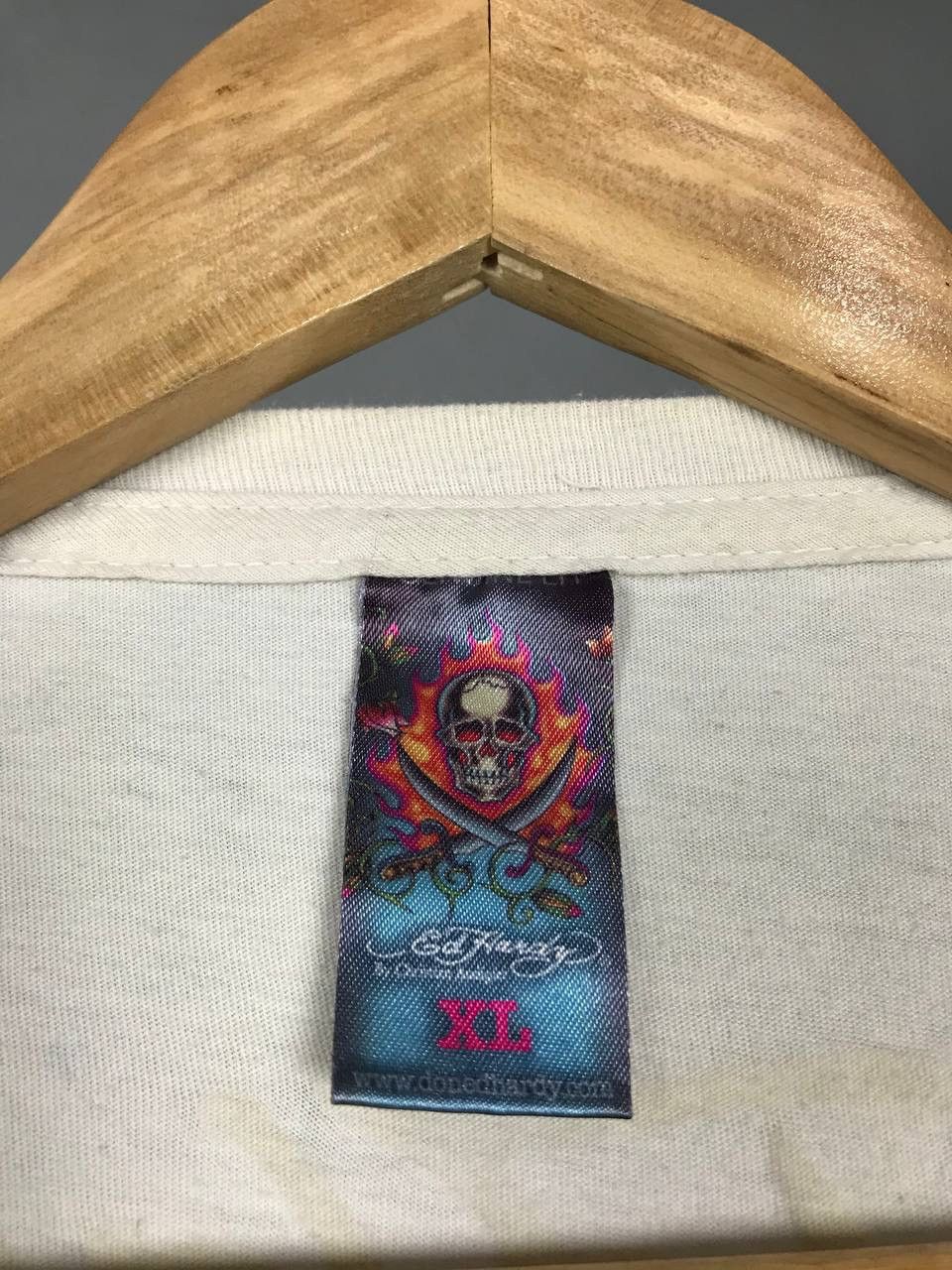 Ed Hardy Ed Hardy by Christian Audigier made in USA overprinted tee Size US XL / EU 56 / 4 - 5 Thumbnail