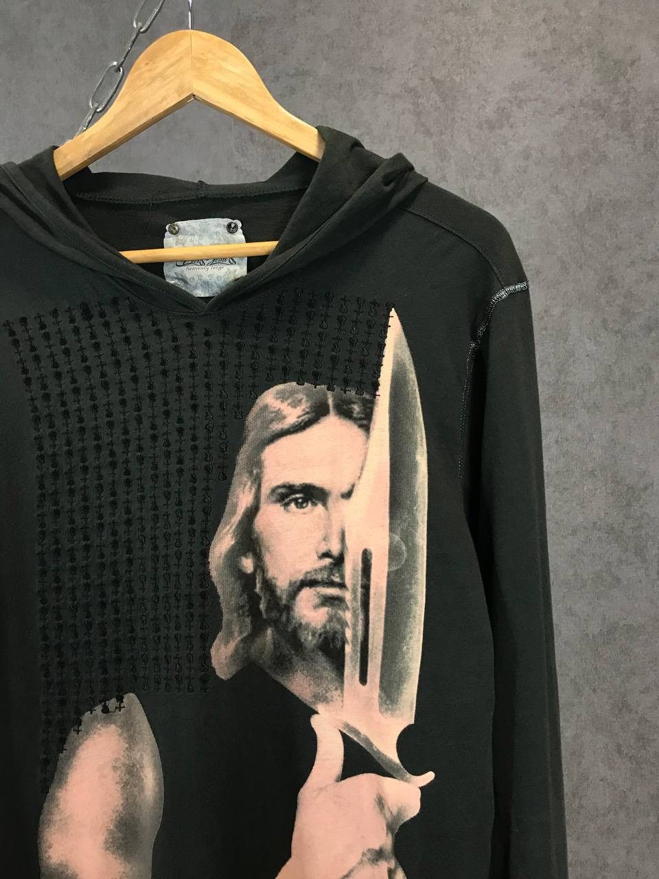Designer Humor Religion Elvis Jesus Rambo religion humor God hoodie Grailed