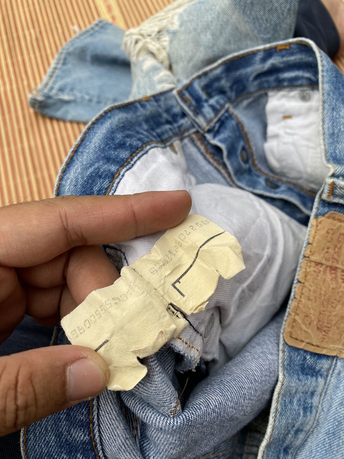 Levi's Vintage Levis 73-R Rework and Distressed Pant Size US 33 - 11 Thumbnail